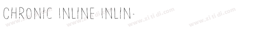 Chronic Inline Inlin字体转换